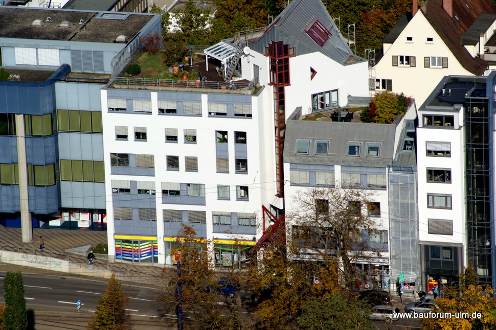 Ulm Sanierung eines Gebäudes in der Olgastraße Oktober 2012