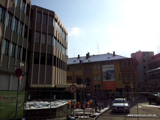 Ulm Wohn- und Einkaufsquartier Sedelhöfe  Abriss der Bestandsbebauung Februar 2013 (4)