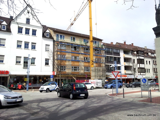 Neu Ulm Sanierung Augsburger Straße April 2013