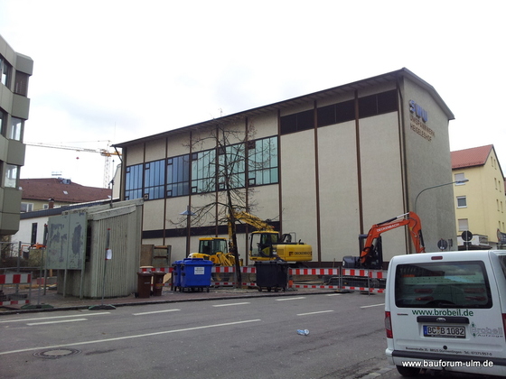 Ulm Wohn- und Einkaufsquartier Sedelhöfe  Abriss der Bestandsbebauung April 2013 (4)
