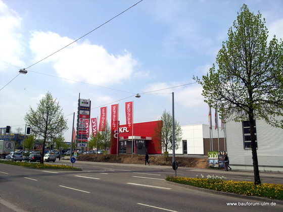 Ulm KFC Neubau Blaubeurerstraße