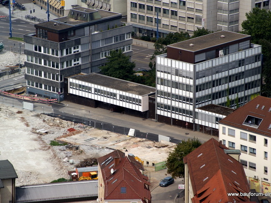 Ulm Wohn- und Einkaufsquartier Sedelhöfe  Abriss der Bestandsbebauung August 2013 (4)