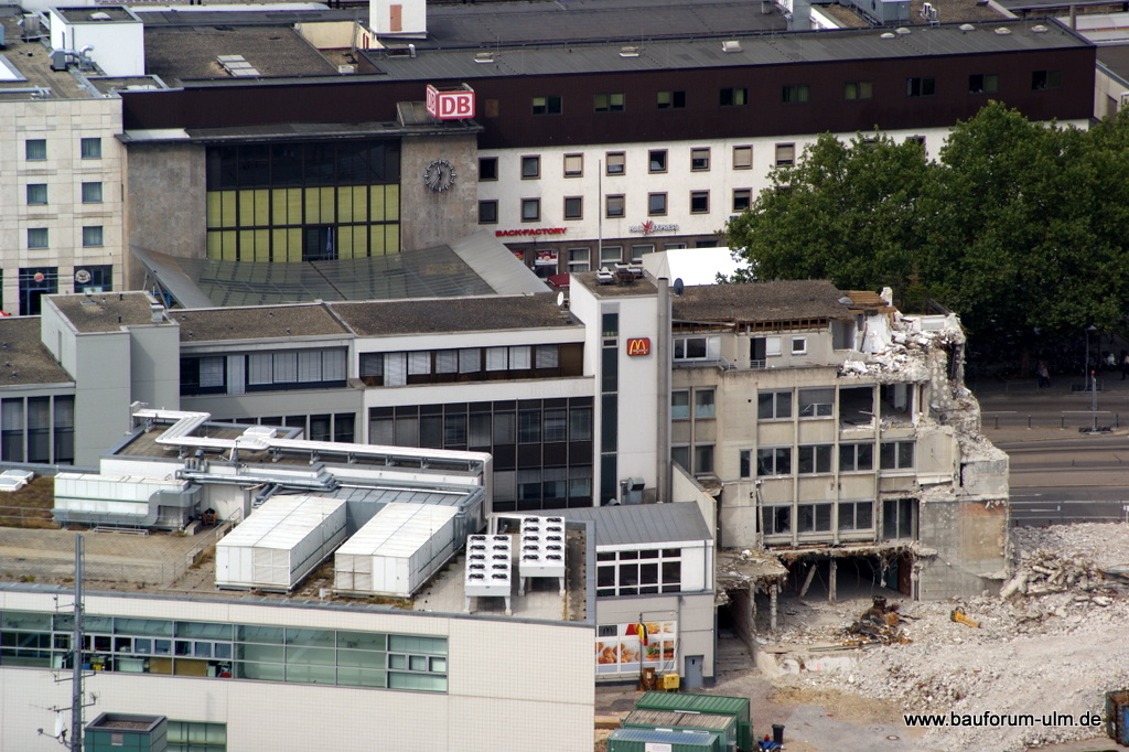 Ulm Wohn- und Einkaufsquartier Sedelhöfe  Abriss der Bestandsbebauung August 2013 (5)