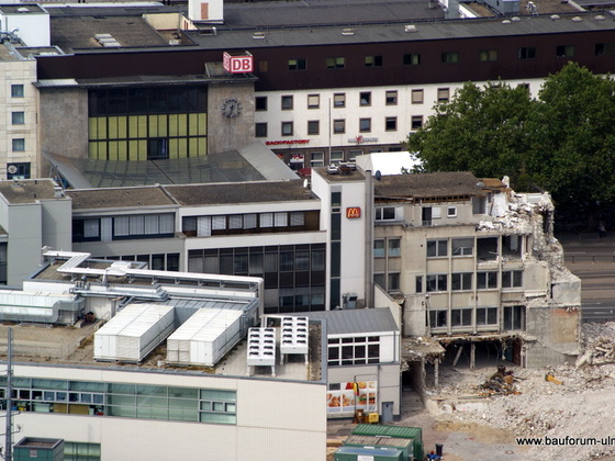 Ulm Wohn- und Einkaufsquartier Sedelhöfe  Abriss der Bestandsbebauung August 2013 (5)