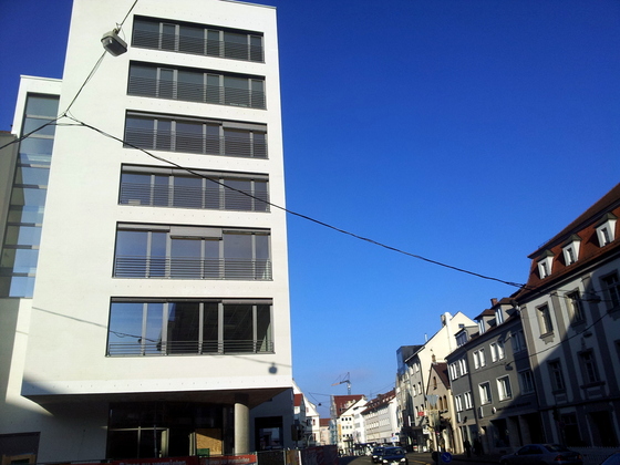Ulm Frauenstraße  Neue Straße Schlegelgasse Wohn und Geschäftshaus Jan 2014 (1)