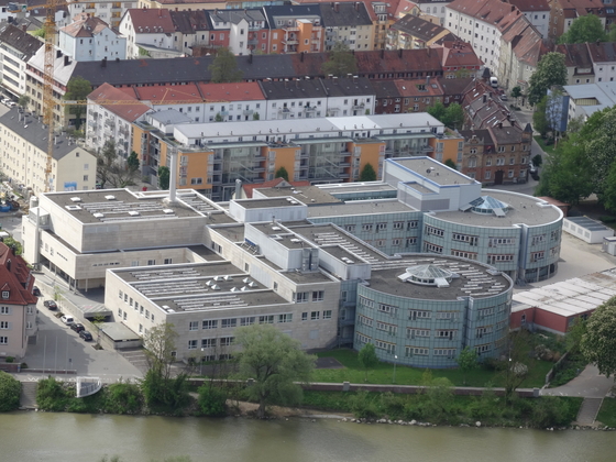 Neu Ulm Krankenhausstraße Donauklinik Mai 2014