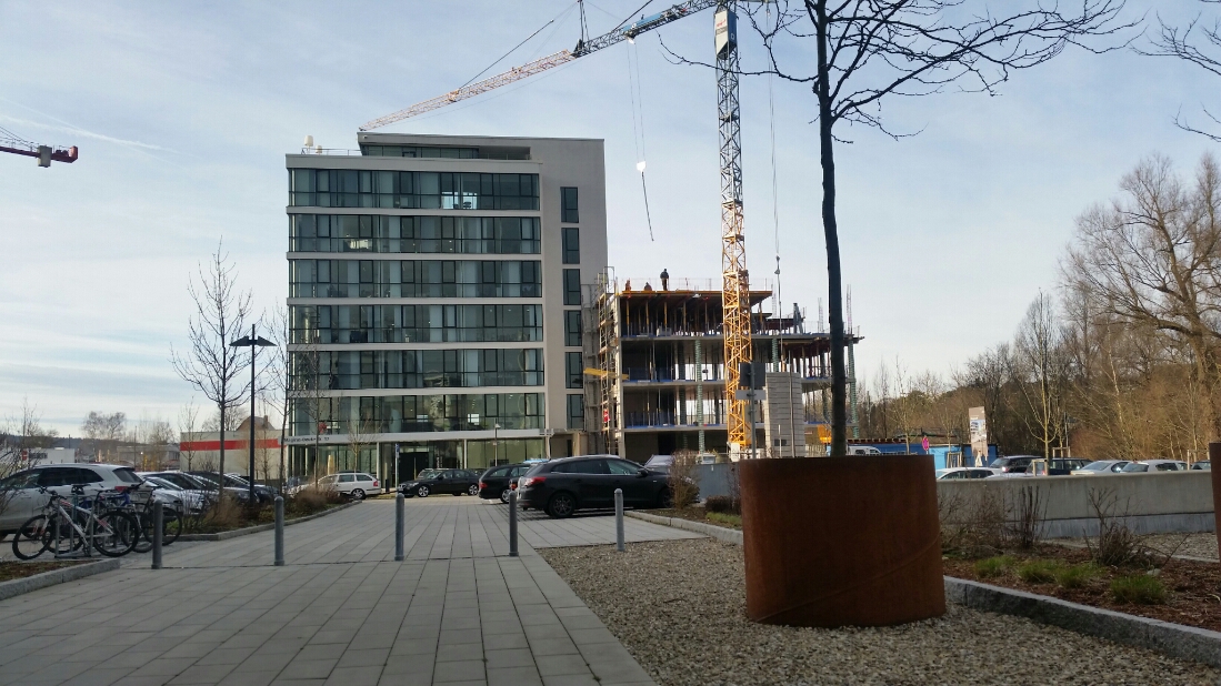 Ulm Magirus Deuz Straße Neubau Anbau Januar 2015