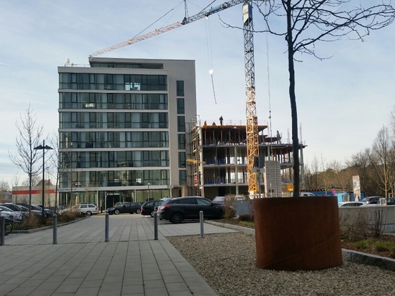 Ulm Magirus Deuz Straße Neubau Anbau Januar 2015