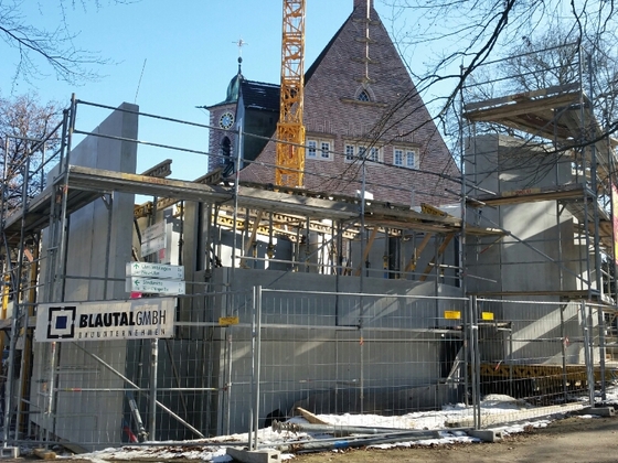 Ulm Neubau Gemeindehaus für die Reformationsgemeinde Februar 2015 1