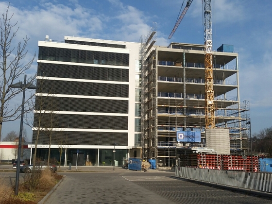 Ulm Neubau Anbau Magirus Deutz Straße 17 März 2015