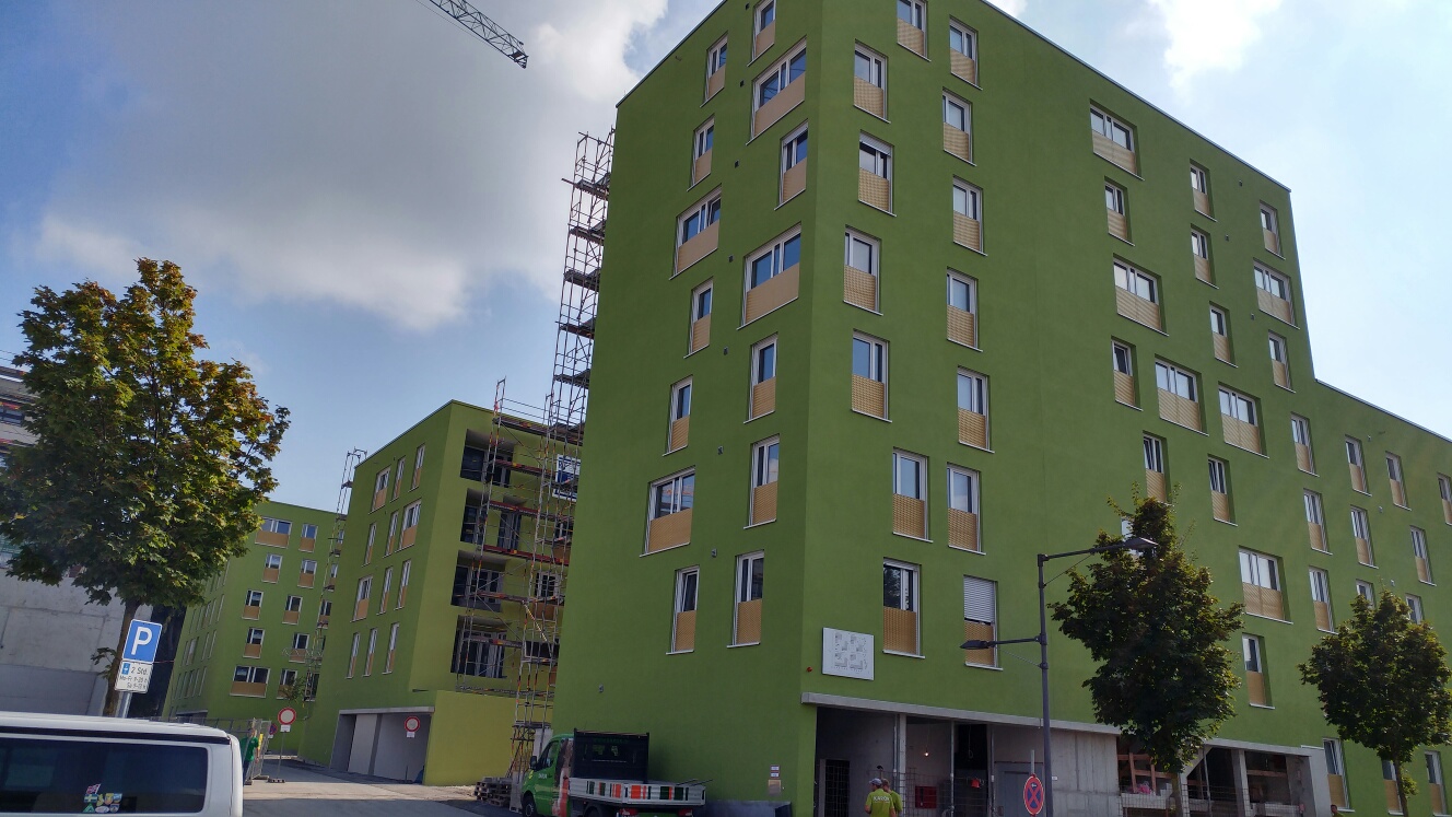 Neubau Wohnen am Glacispark 3 September 2016