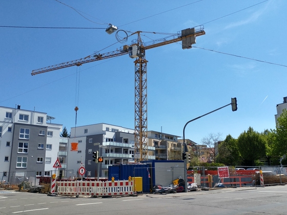Neubau Elisabethenstraße 18 April 2017
