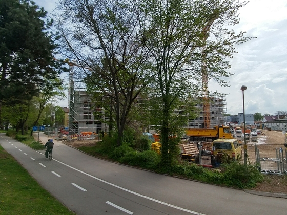 Dichterviertel Quartier und Hotel Neubau Mai, 2017