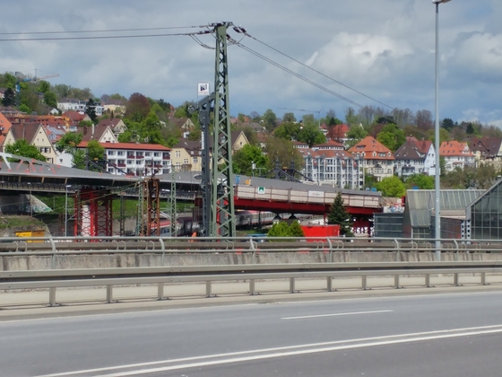 Neubau Straßenbahnbrücke Linie 2