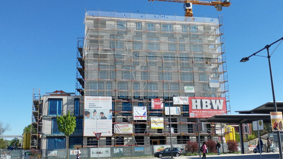 Neubau Wohn und Geschäftshaus Mai 2017