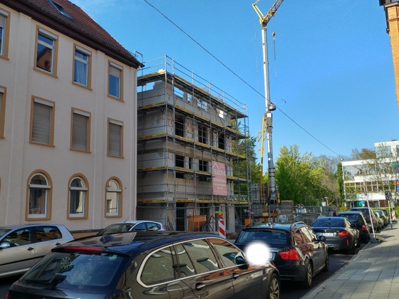 Neubau Zeitblomstraße April  2017