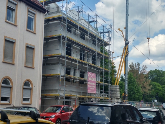 Neubau Zeitblomstraße Mai 2017
