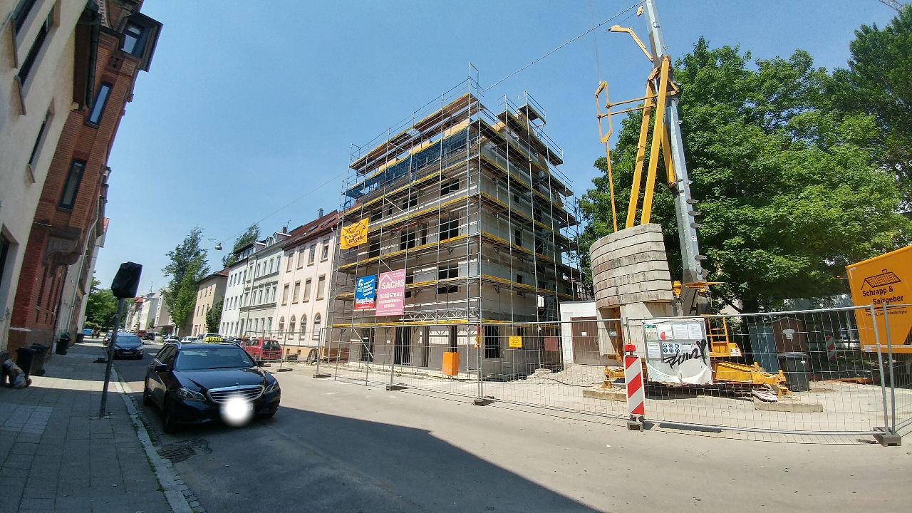 Ulm Abriss Justizhochhaus Juni 2017
