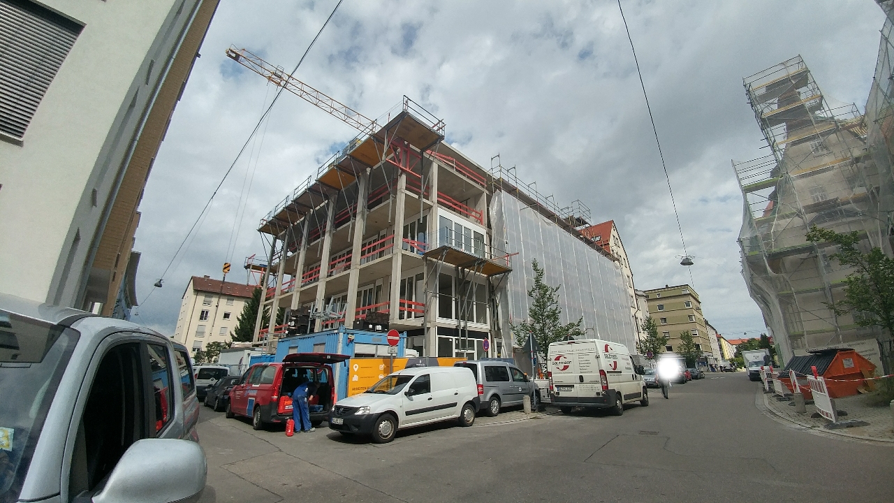 Ulm Neubau Wilhelmstraße August 2017