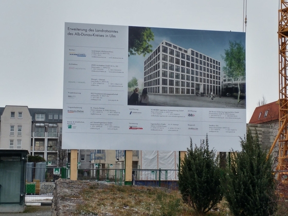 Ulm | Neubau Erweiterung des Landratsamtes | Dezember 2018