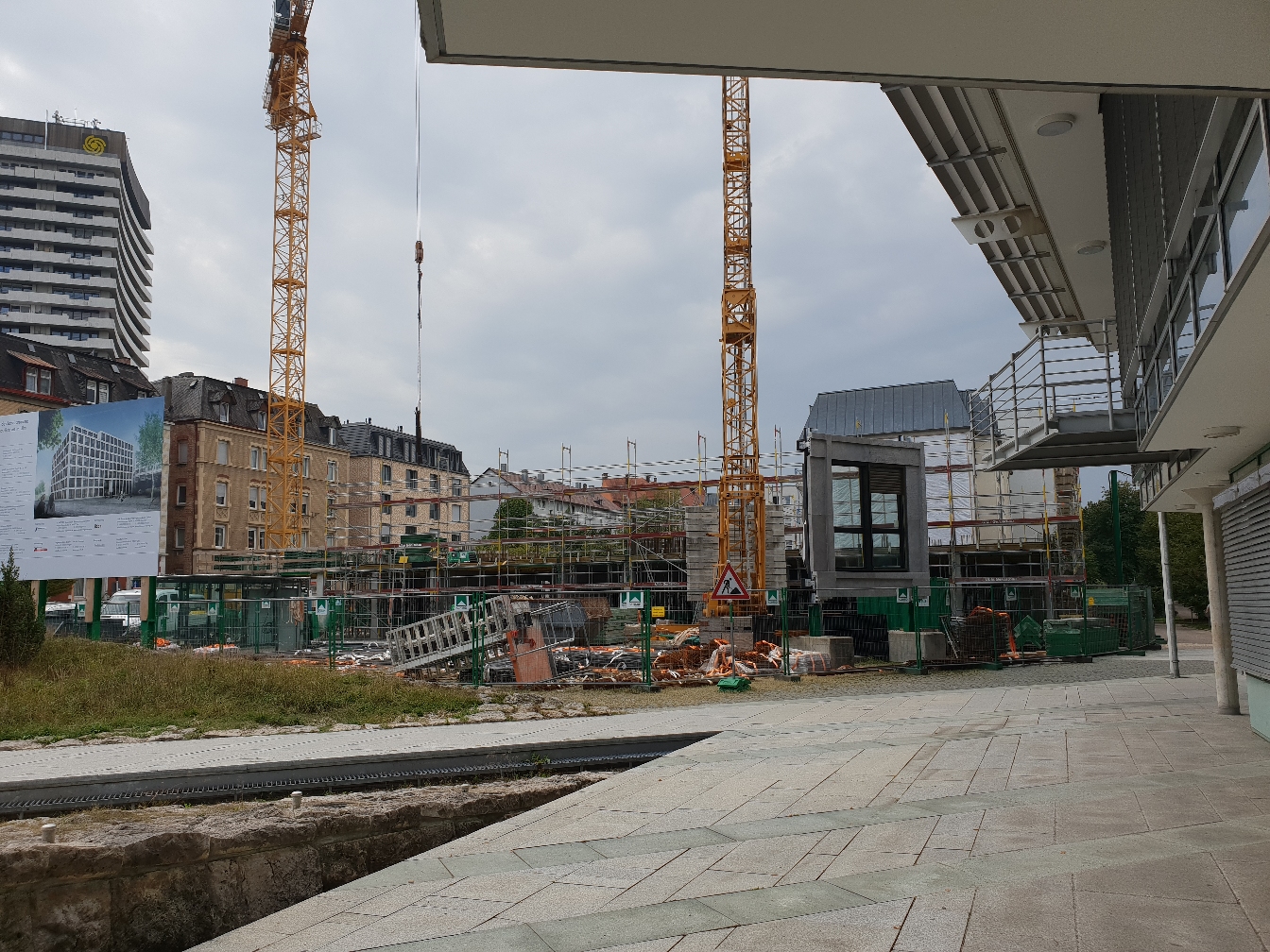 Neubau Dichterviertel Ulm September 2018
