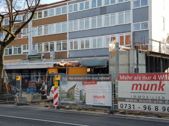 Ulm, Neue Straße 44, Januar 2019, Neubau