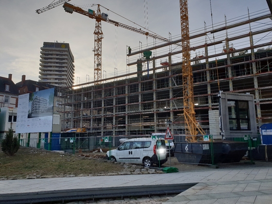 Ulm, Neubau, Erweiterung Landratsamt, Januar 2019