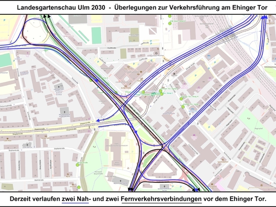 LGS Ulm 2030 - Überlegungen zur Verkehrsführung am Ehinger Tor 07 17x12cm