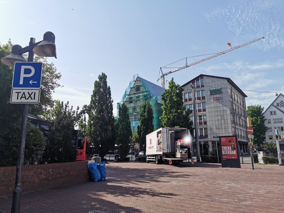 Ulm Neubau Neue Straße Juli 2019