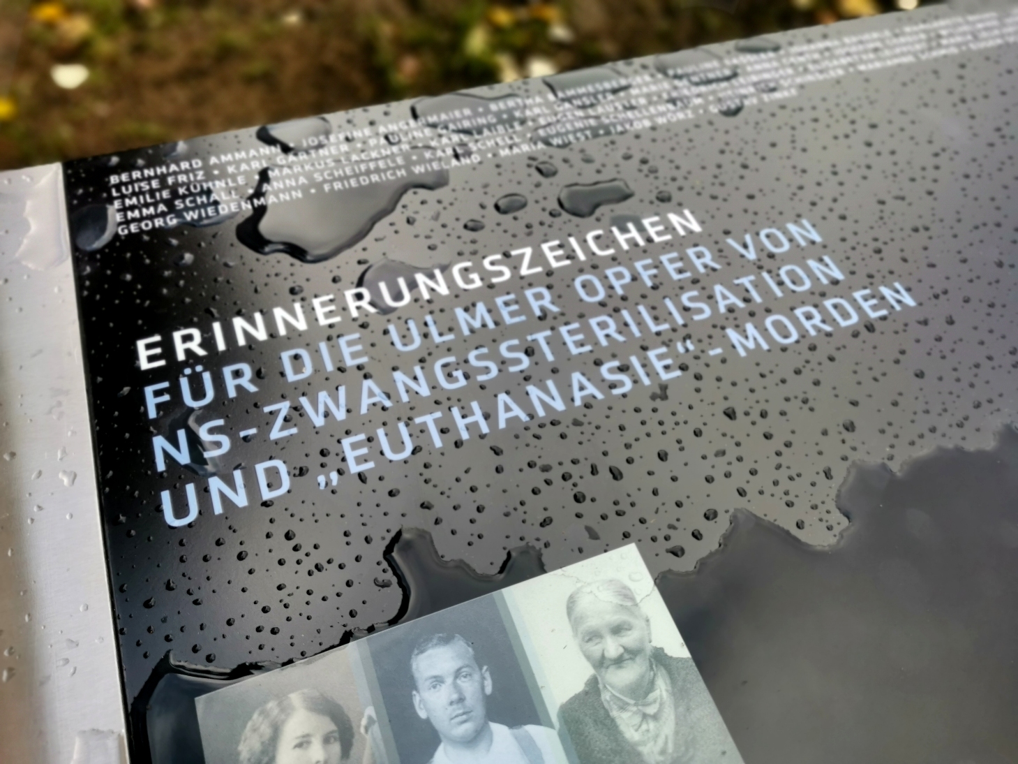 Ulm, Erinnerungszeichen für NS Opfer, November 2019