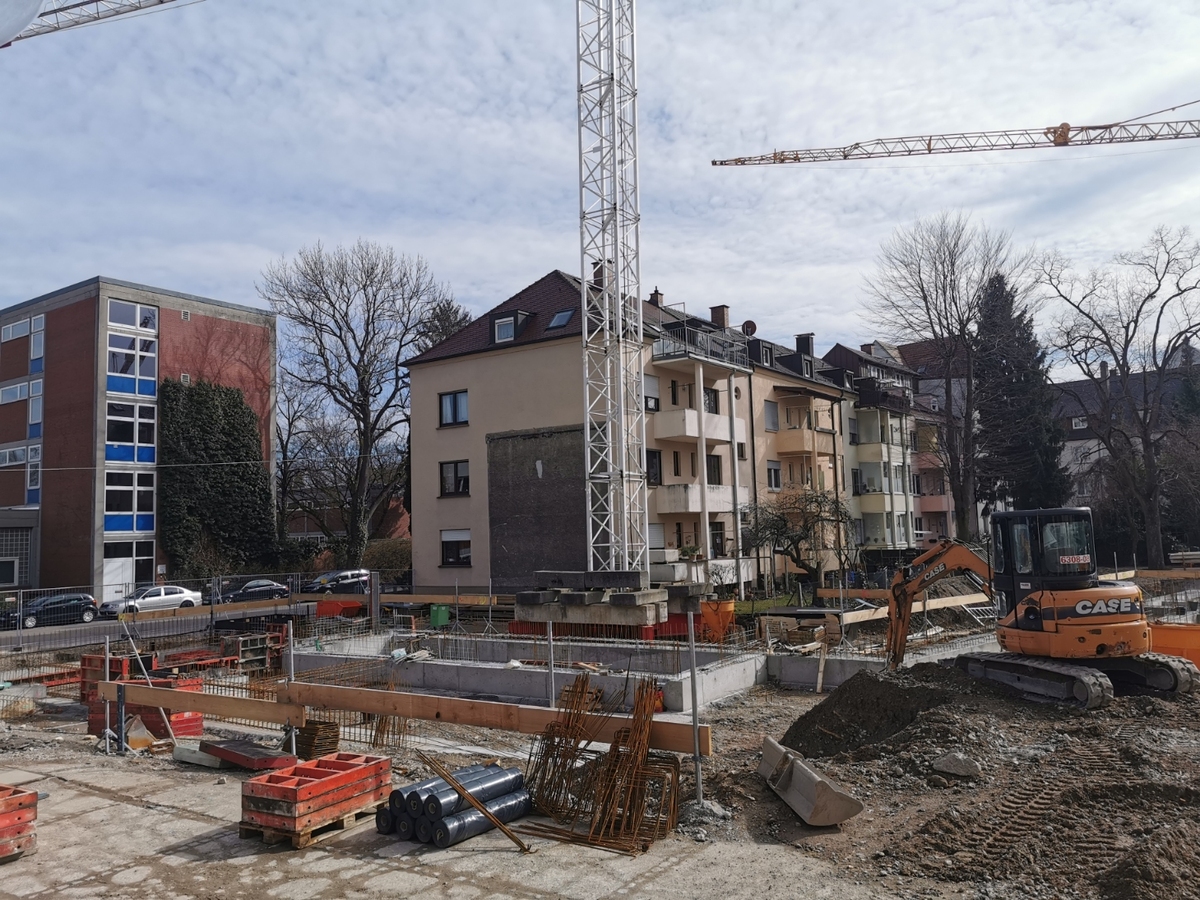 Ulm Neubau Weststadt März 2020