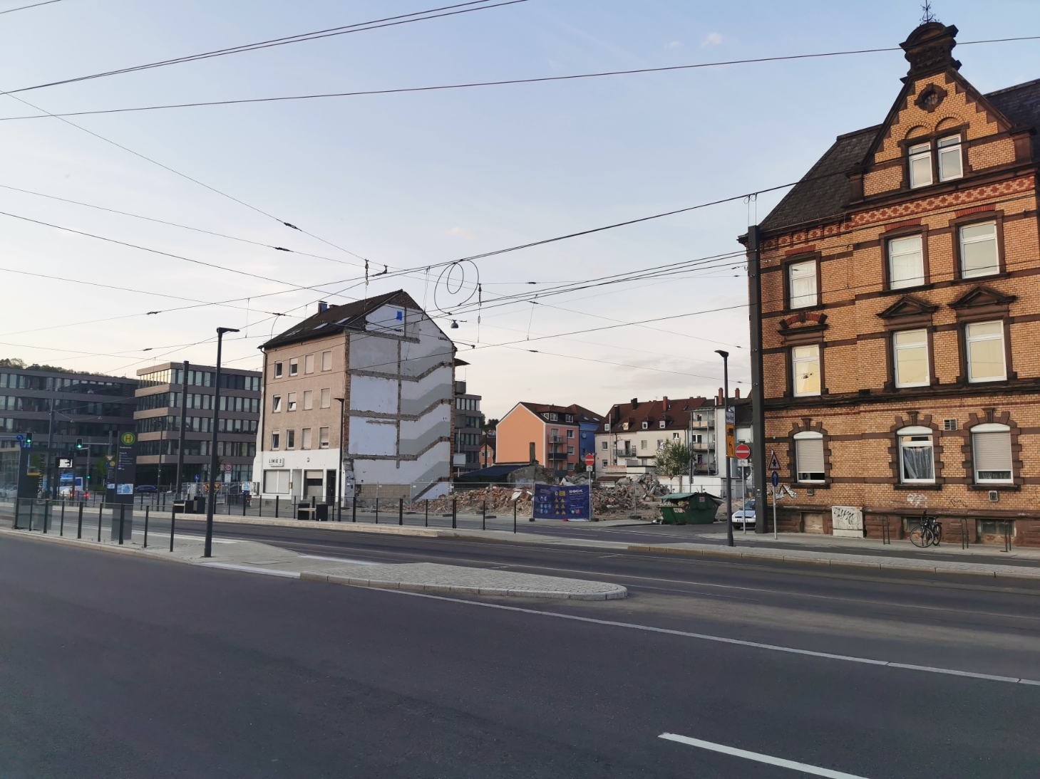 Ulm, Neubau, Karlstraße, Neutorstraße, April 2020