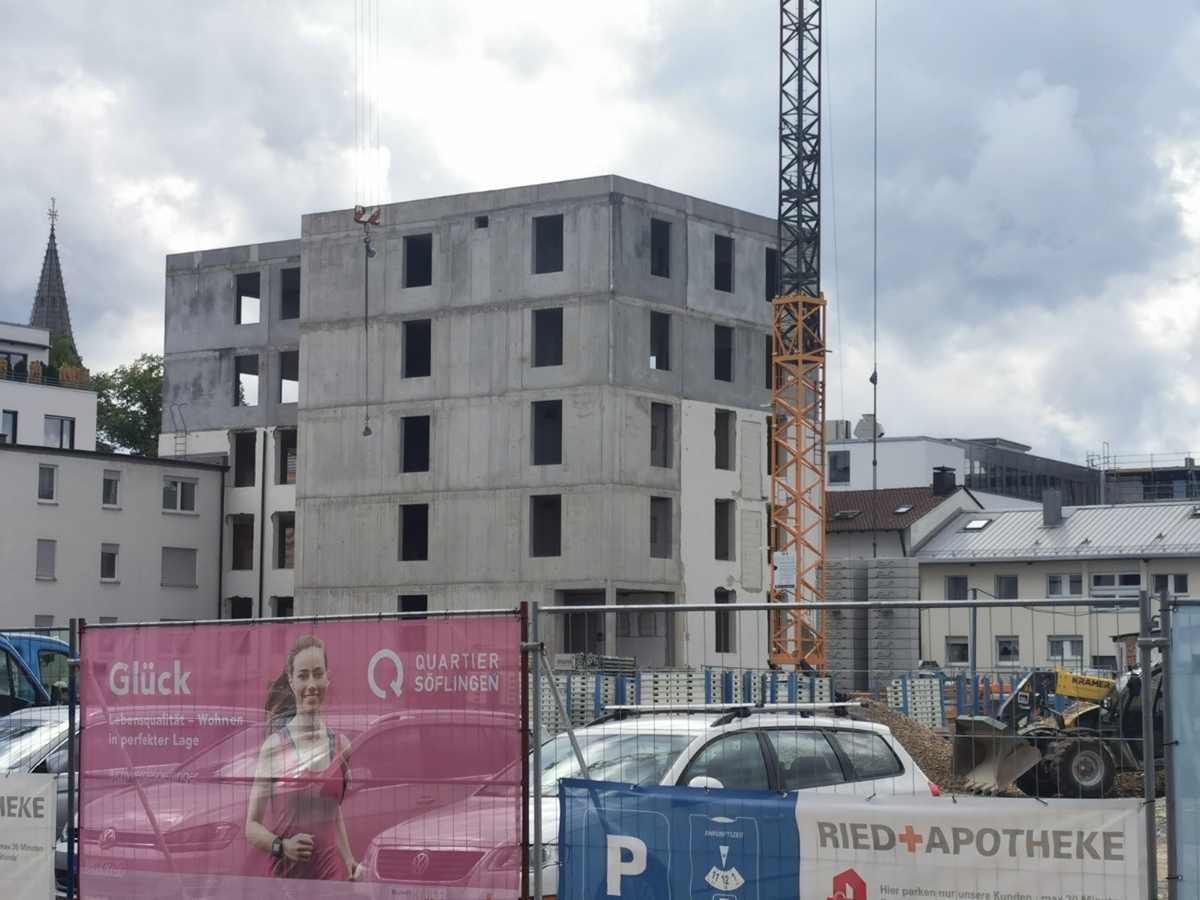 Ulm, Neubau Quartier Söflingen Mai 2020