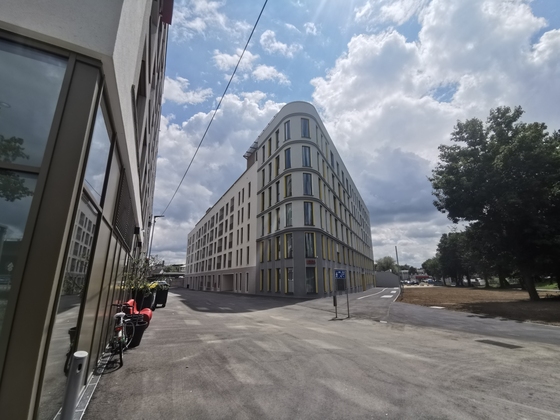 Ulm, Dichterviertel, Apartments, Juli 2020