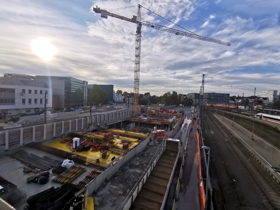 Ulm Neubau Tiefgarage Oktober 2020
