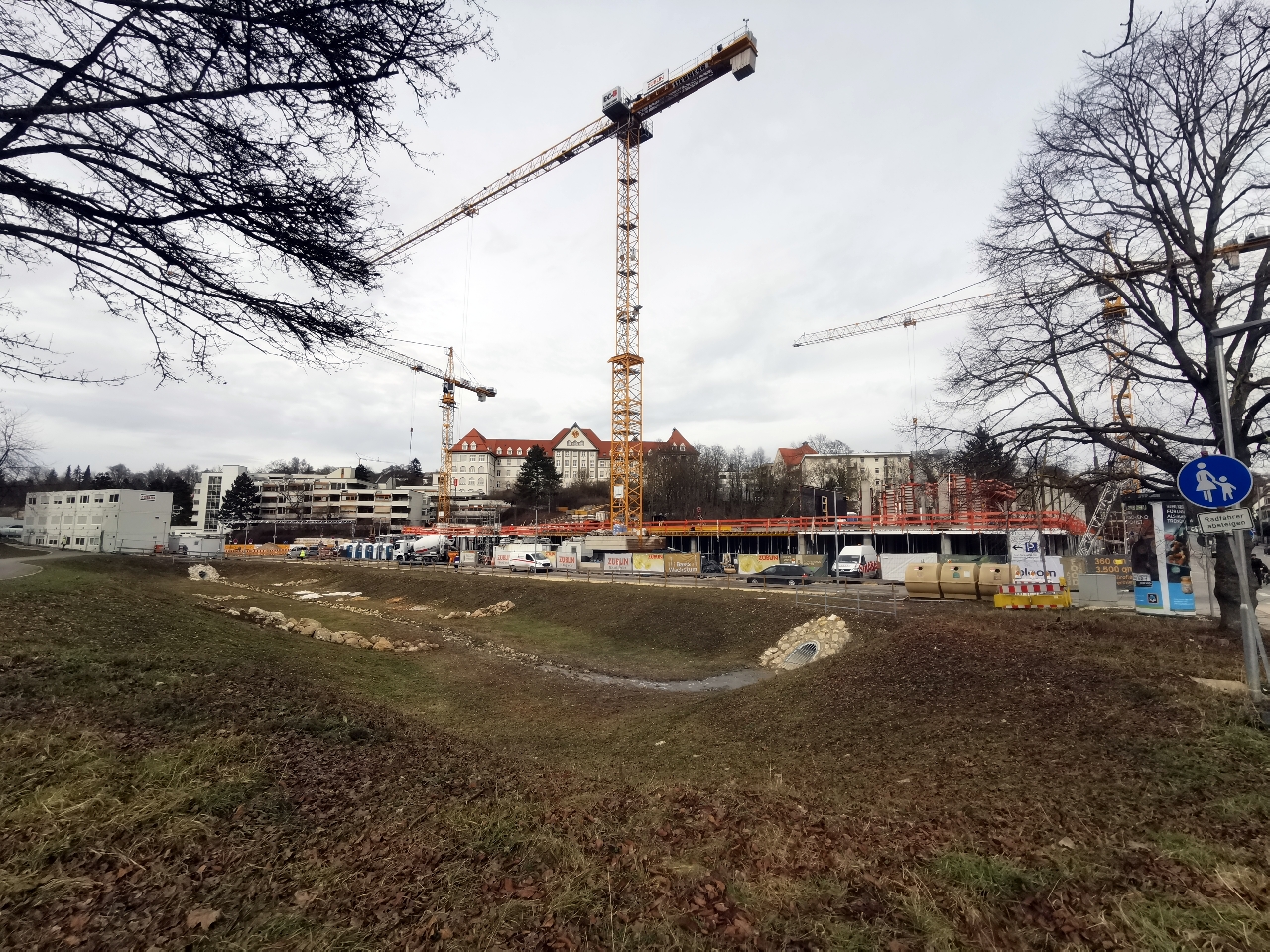 Ulm, Quartier Safranberg. Februar 2021
