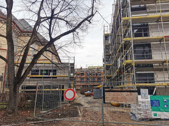 Ulm, Neubau Siedlungswerk, Februar 2021