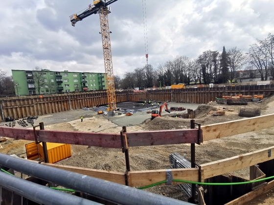 Neu-Ulm, Das grüne Haus am Ring, März 2021