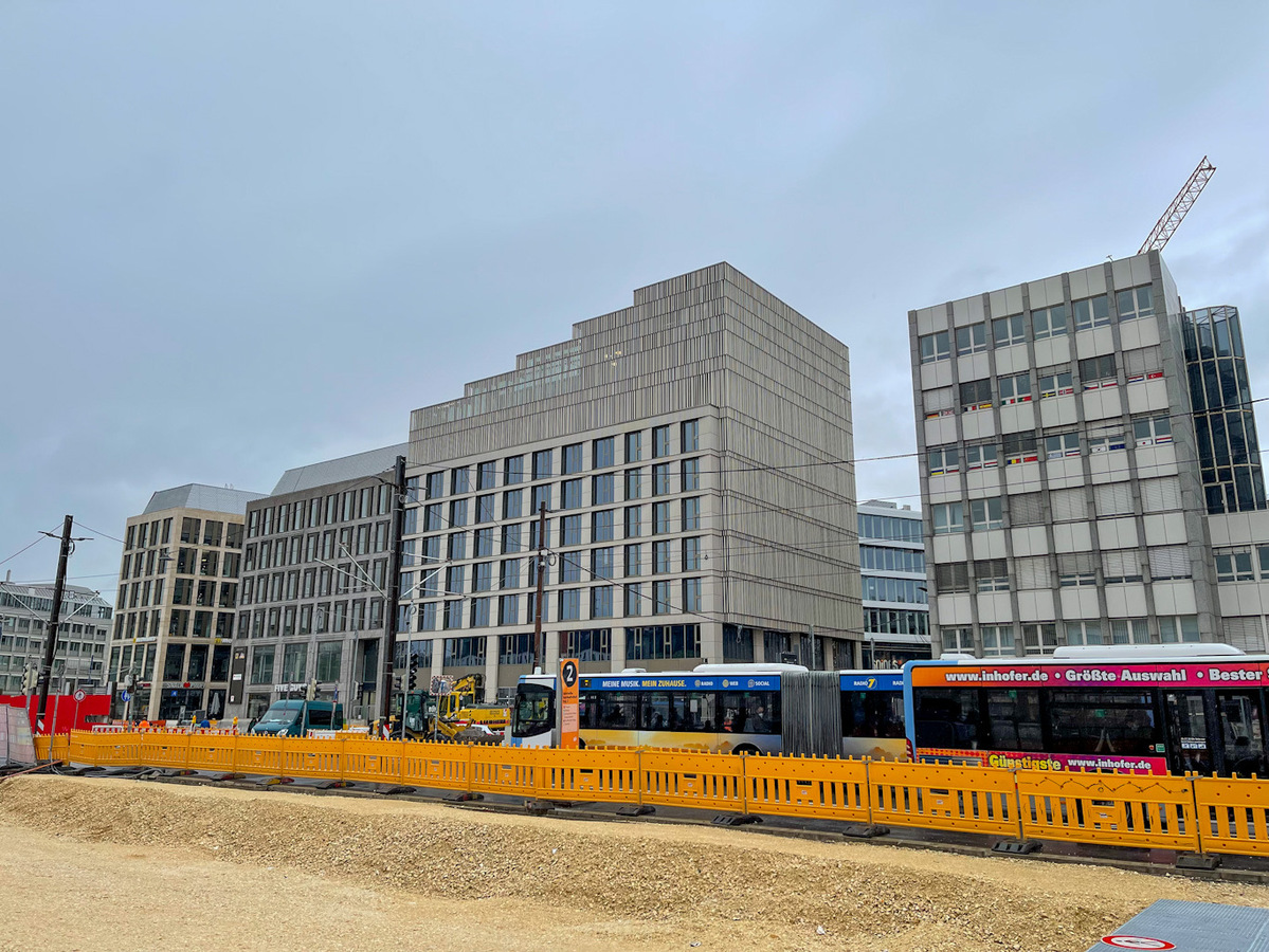 Ulm, Neubau, Bahnhofstraße, Mai 2021