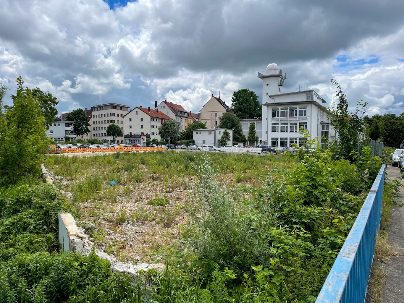 Ulm, Neubau, Kleije Blau, Juni 2021