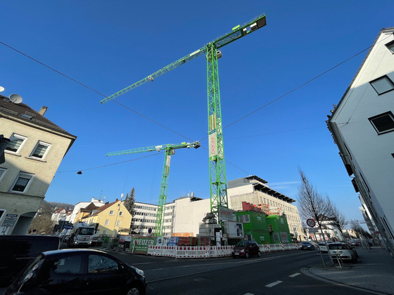 Ulm, Neubau, Karlstraße, Januar 2022