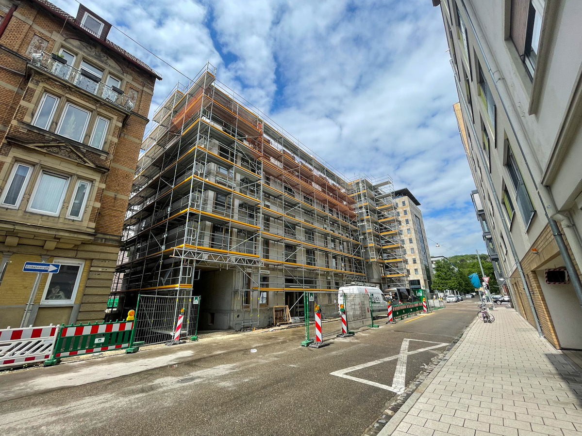 Ulm, Neubau, Karlstraße, Mai 2022