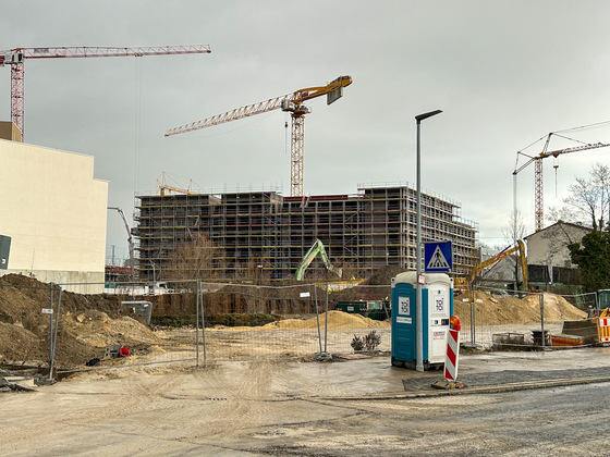 Neubauten Ulm und Neu Ulm Dezember 2022