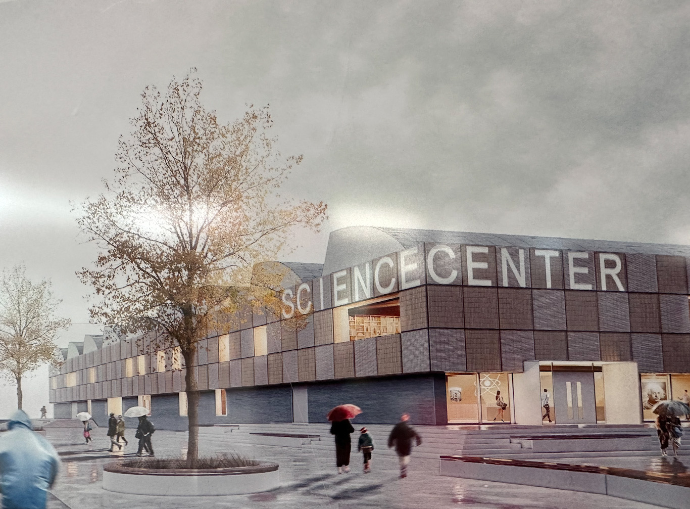 Ulm, Ideenwettbewerb Discovery Center, Einstein Center, Neubau, Januar 2023