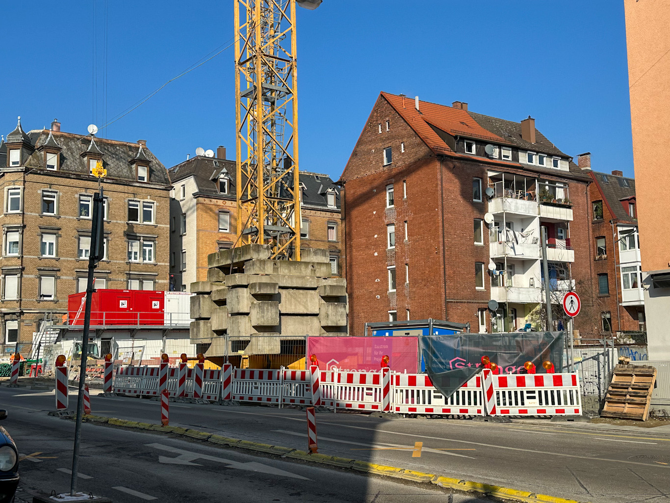 Ulm, Neubau, Karlstraße, Februar 2023