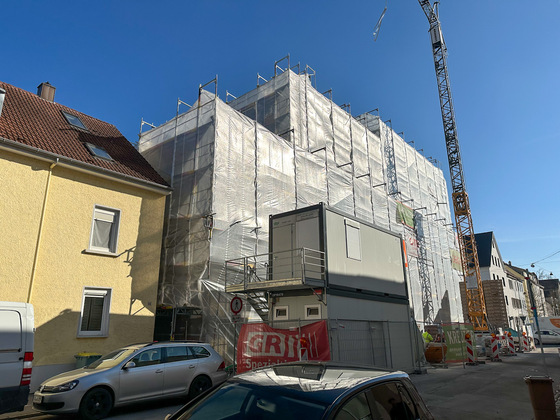 Ulm, Neubau, Ensingerstraße,Februar 2023