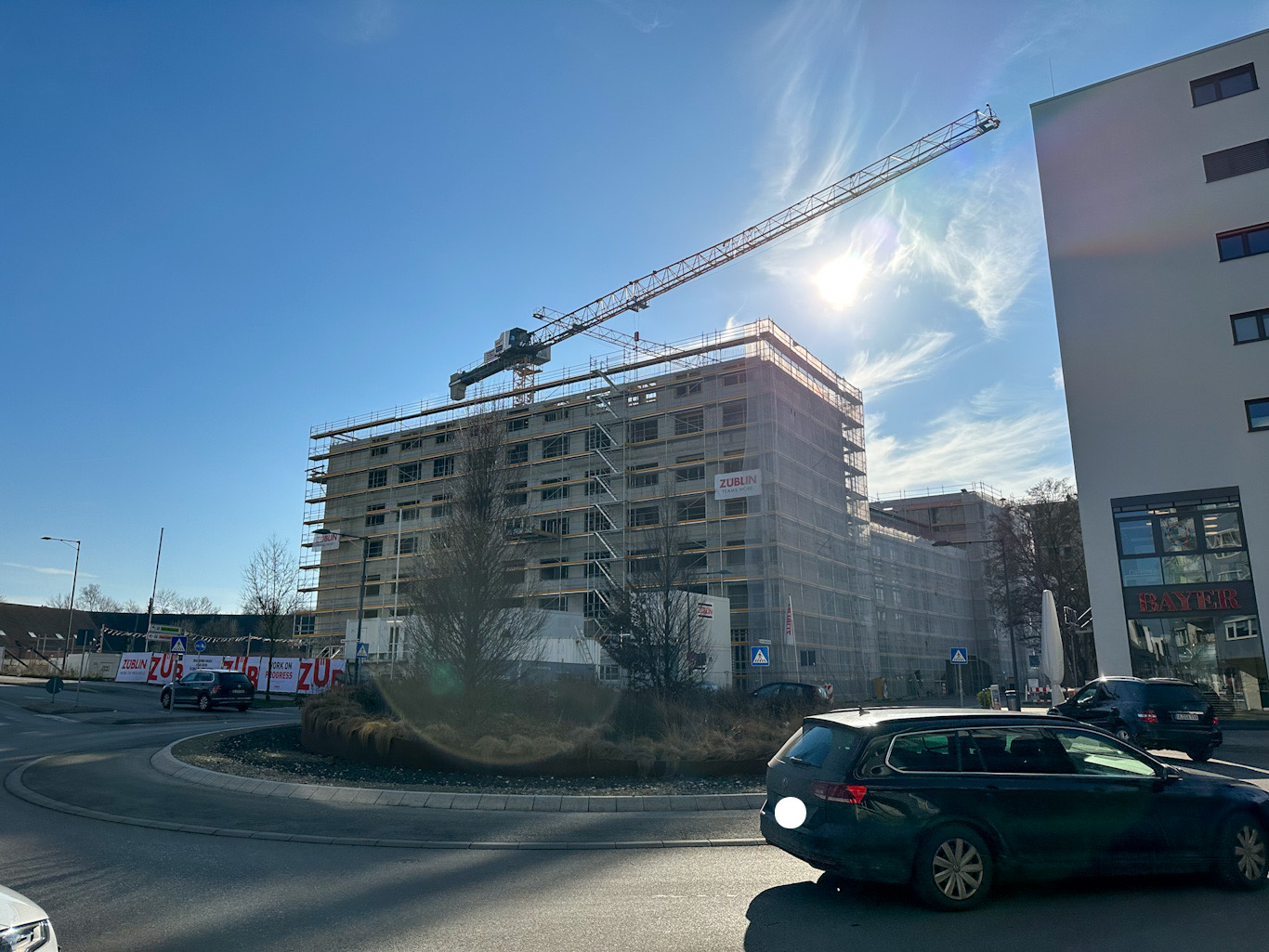 Neu-Ulm, Neubau, Quartier, Memmingerstraße, Februar 2023