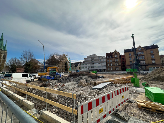 Ulm, Neubau, Medienhaus, März 2023