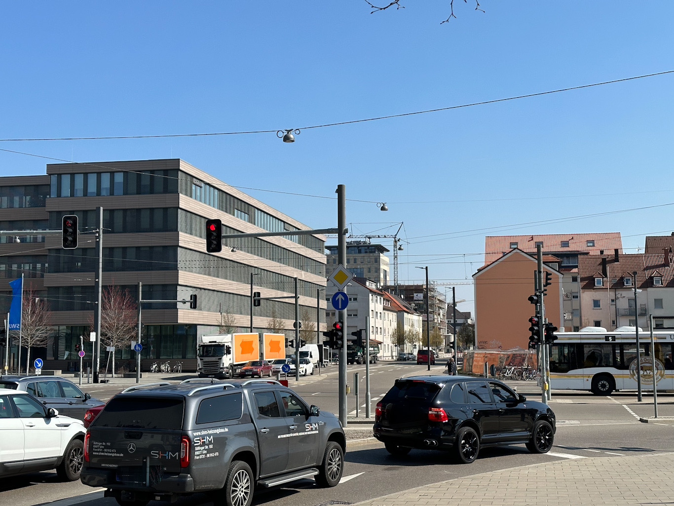 Ulm, Neubau, Karlstraße, April 2023