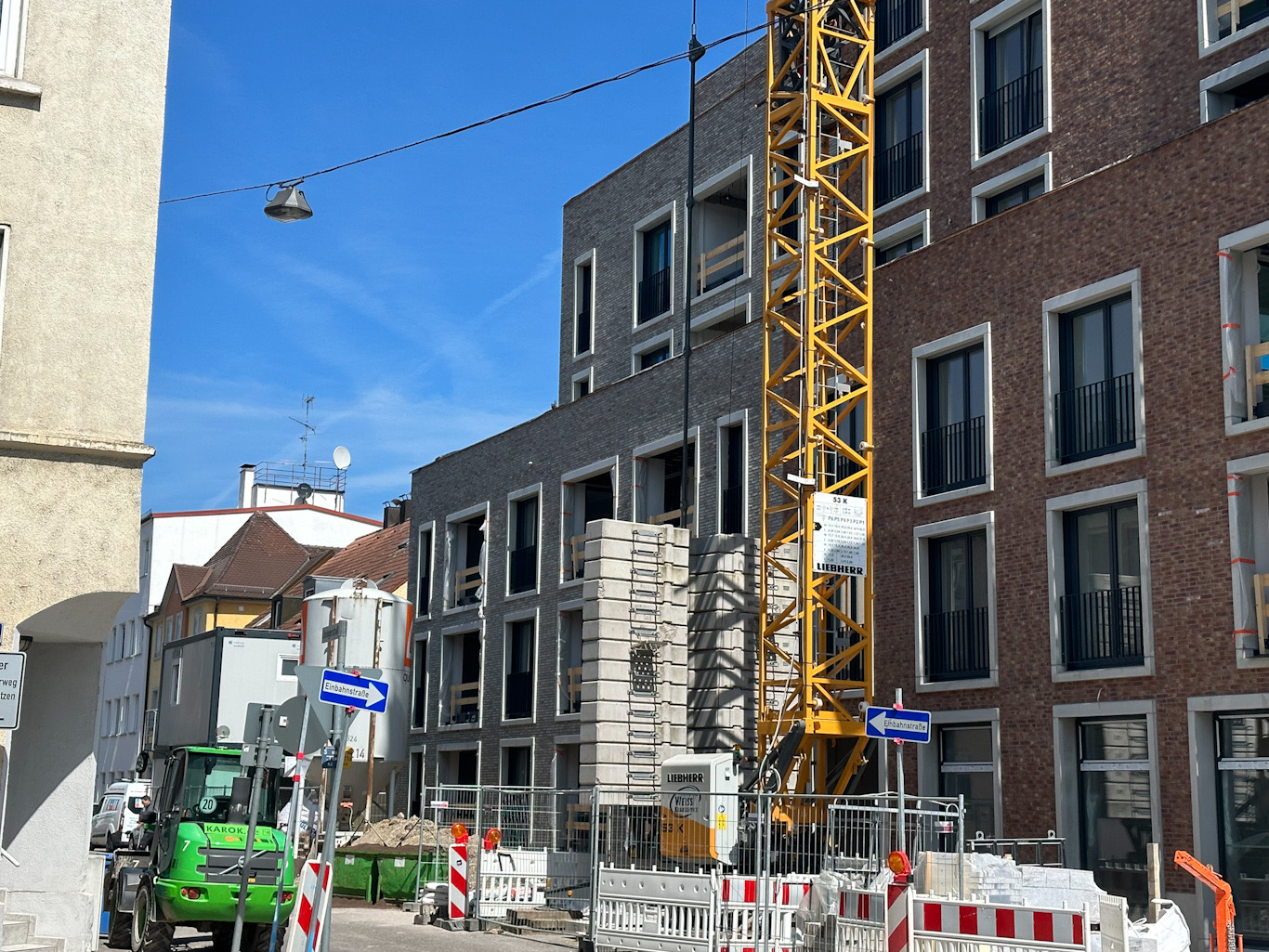 Ulm, Neubau, Karlstraße, Mai 2023